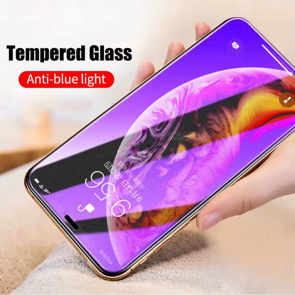 Premium Tempered Glass Screen Protector with Anti-blue Light for iPhone 12/Pro